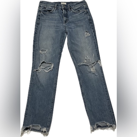 MOTHER Denim - Mother The Flirt Cold Feet Distressed Jeans Size 25